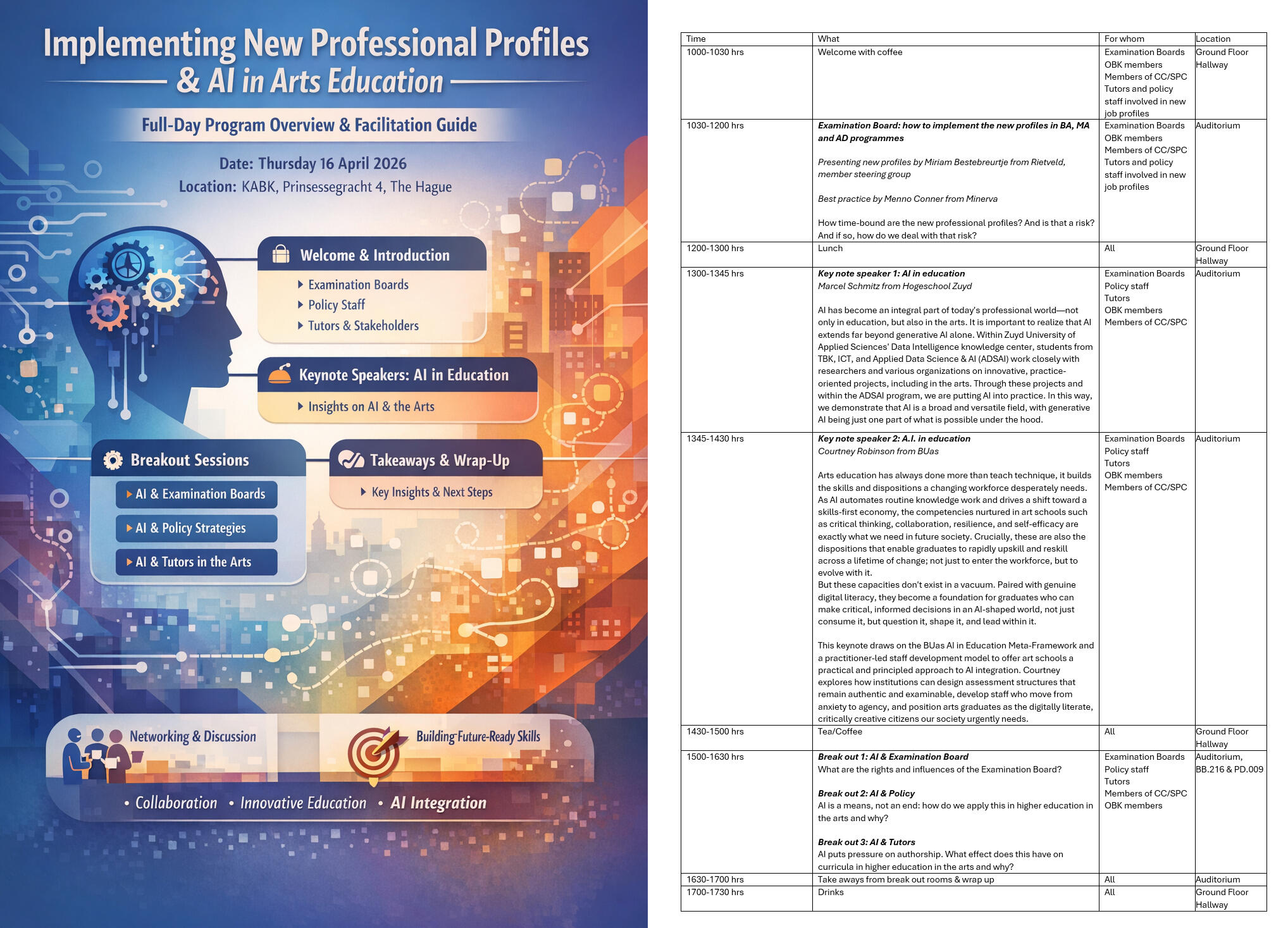 This poster was (for this purpose) fully created by AI.